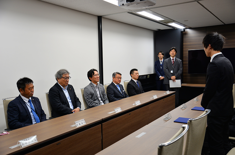 2018年度入社者内定式を行いました